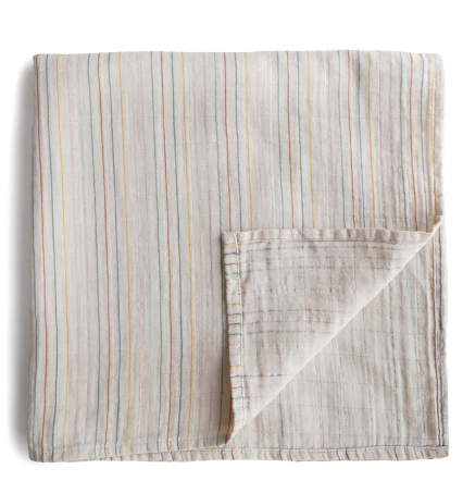 Organic Cotton Muslin Swaddle Blanket