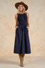 Navy Dress Maxi Sleeveless