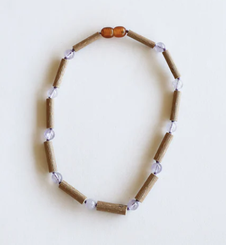 Hazelwood + Amethyst Necklace