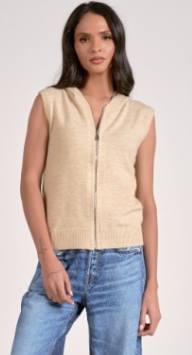 Sweater Sleevless Hoodie