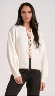 Sweater Cardigan Front