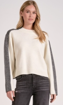 Sweater Crewneck Grey/White