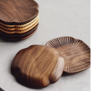 Black Walnut Flower Coaster