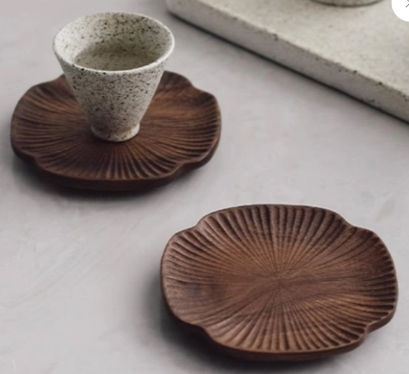 Black Walnut Flower Coaster