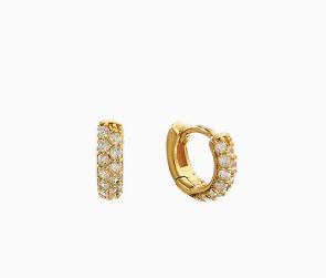 Waterproof Gold Crystal Huggies