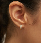 Waterproof Gold Crystal Huggies