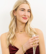 18K Gold Tennis Drop Earrings