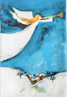Holiday Angel Kitchen Towel