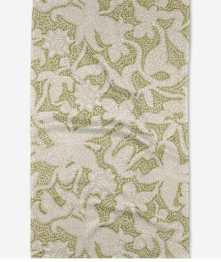 Dotted Floral Garden Tea Towel