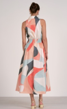 Dress Maxi Collared WB