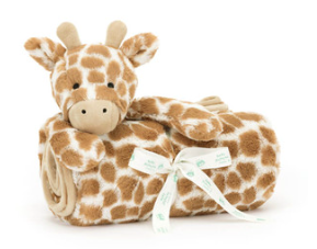 Bashful Giraffe Blankie