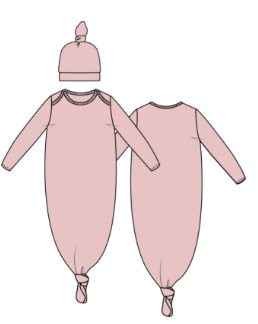 Solid Jadeite - Knotted Gown And Hat