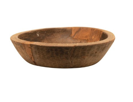 Round Found Wood Bowl