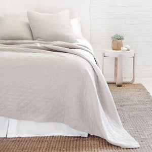 KING HUNTINGTON - COVERLET - TAUPE