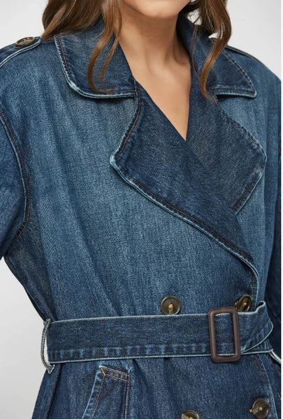 45" Long Trench Coat