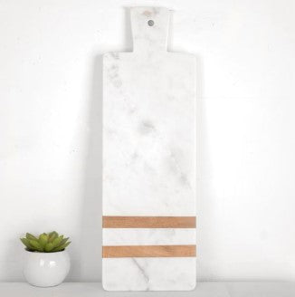 18" MARBLE/WOOD CUTTING BOARD