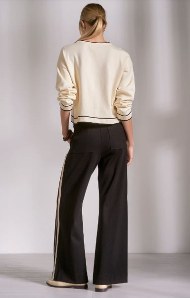 Crewneck Contrast Sweater