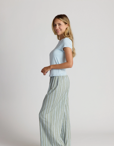 Cotton Woven Blend Pants
