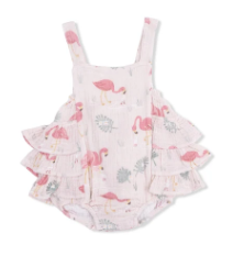 Flamingos - Ruffle Sunsuit