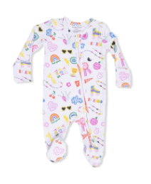 Girl Power - 2 Way Zipper Footie