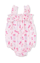 Sweet Bow Cherries - Ruffly Strap Bubble