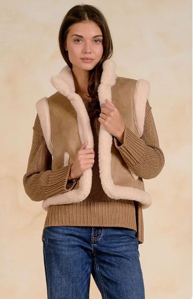 Mocha Reversible Vest