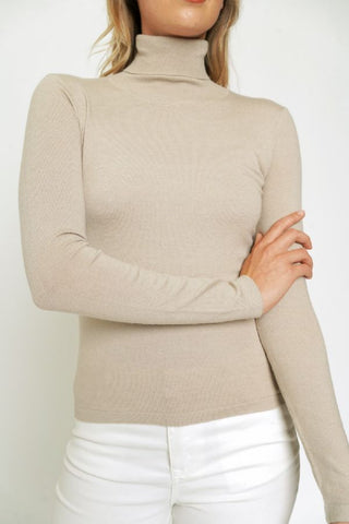 Turtleneck Fitted Sweater