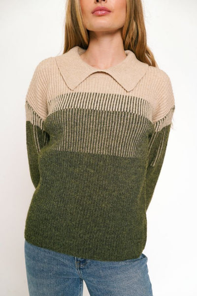 COLOR BLOCK PULLOVER