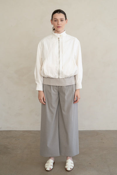 Sculpted Collar Bomber