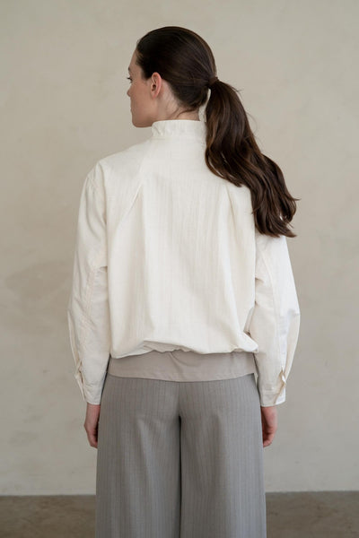 Sculpted Collar Bomber