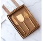 3 PC Gold Ball Cheese Knife Set