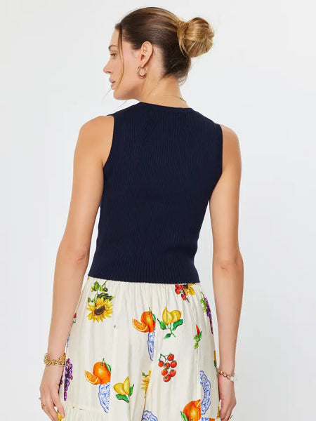 Sleeveless Buttoned Sweater Vest