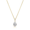 Pear Pendant Necklace 16"