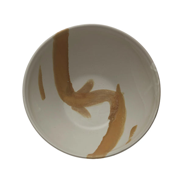 2-1/2 Cup Stoneware Serving Bowl, Reactive Glaze