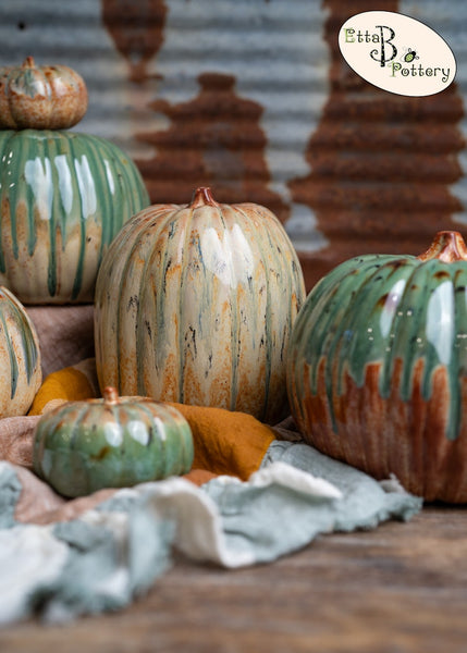 Pumpkin Figurine Tall - Harvest