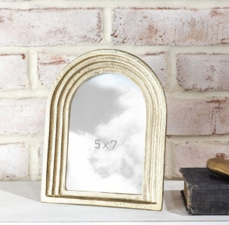 5x7 Gold Arch Photo Frame