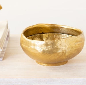 7" Rough Gold Bowl