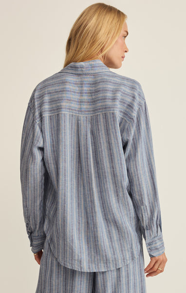 The Perfect Stripped Button Up