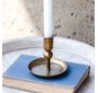 Mini Gold Plate Candle Holder