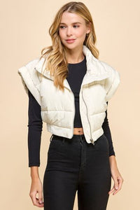 Cream Puffer Jacket