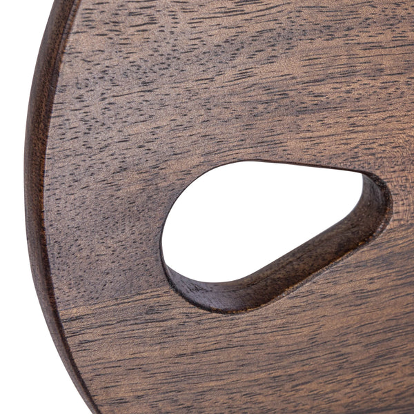 Oval Mango Wood Cutting Board w/Handle