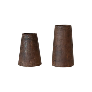 Found Wood Vase