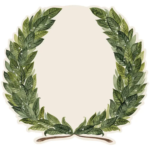 Die-Cut Laurel Wreath Placemat - 12 Sheets