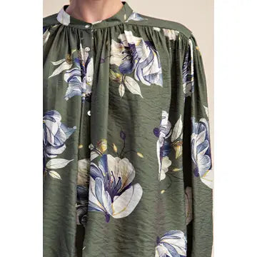 Floral Blouse Long Sleeve