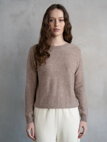 Sparkled Crew Neck Long Sleeve Sweater