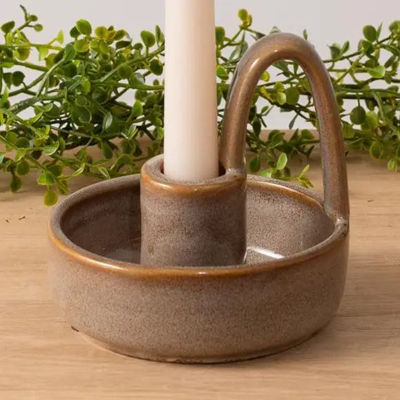 Ceramic Taper Candle Holder