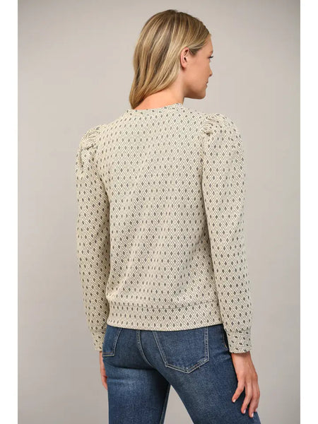 Geo Pattern Jacq Top