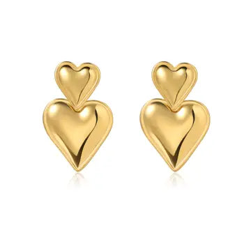 Brynn Heart Earring