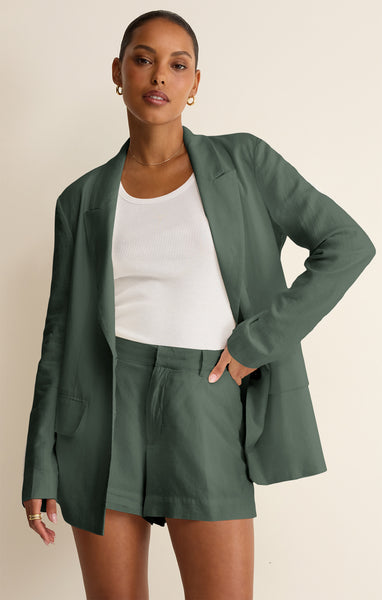 Evan Linen Blazer
