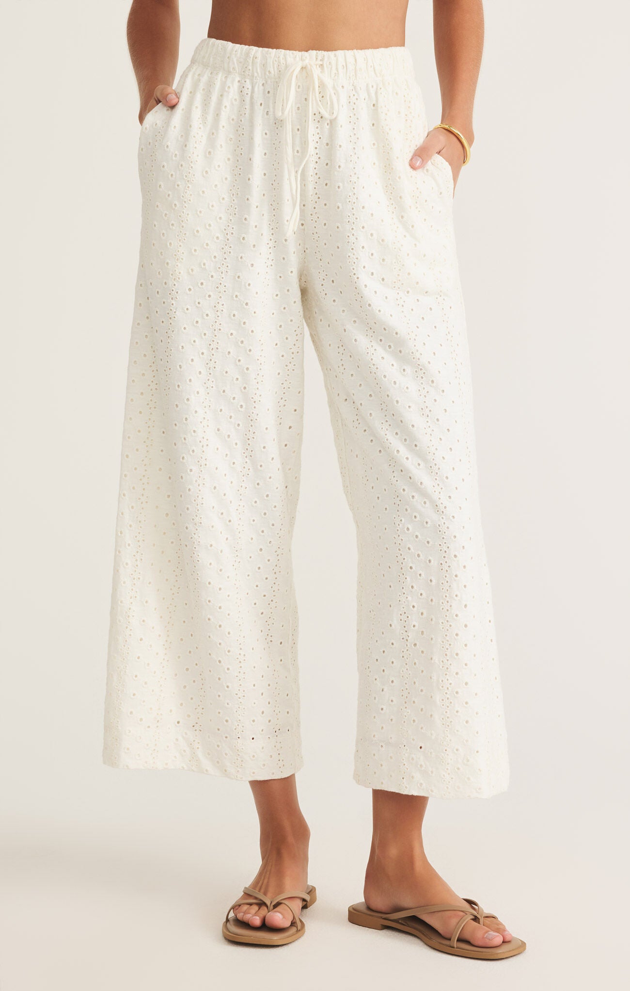 ROMI KNIT EYELET PANT